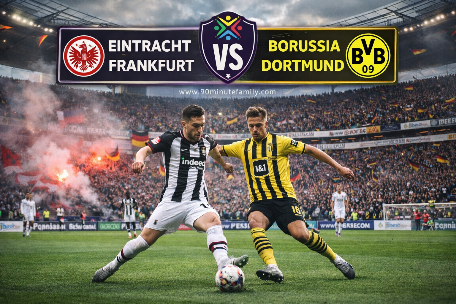 Eintracht Frankfurt - Borussia Dortmund: odds, analysis & TV - 90 ...