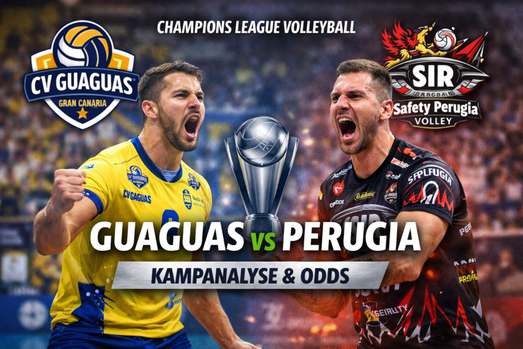 Champions League Volleyball: Guaguas vs Perugia Analyse og Tips