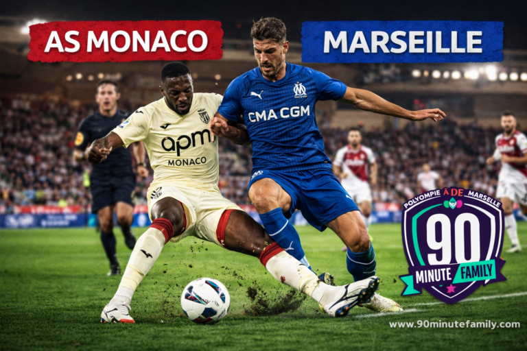 Monaco Marseille kort