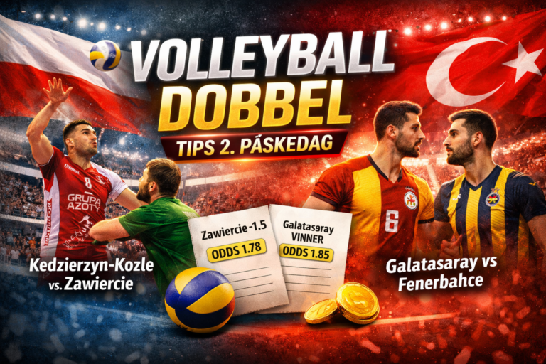 Andre påskedag volleyball dobbel