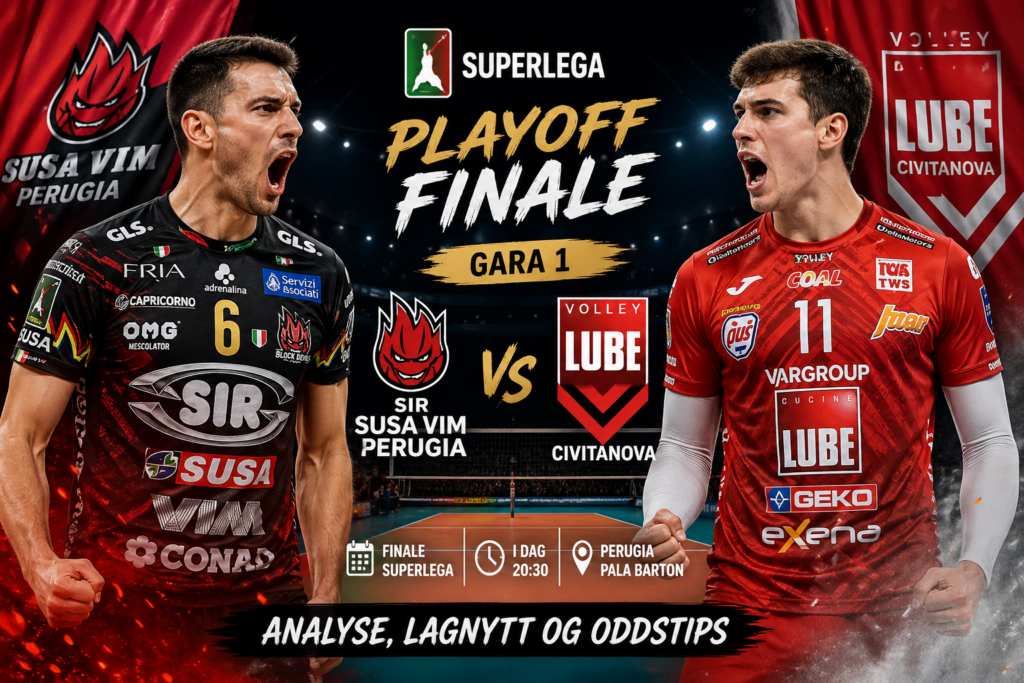 SuperLega Final kamp 1: Perugia - Lube Civitanova