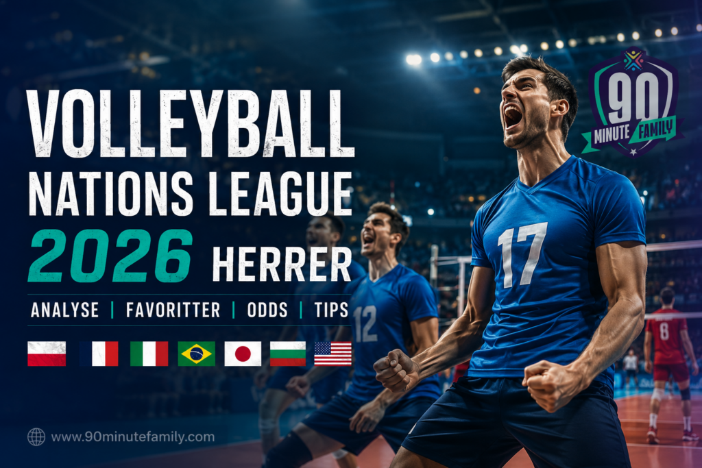 Volleyball Nations League 2026: Verdens beste volleyballnasjoner møtes gjennom sommeren