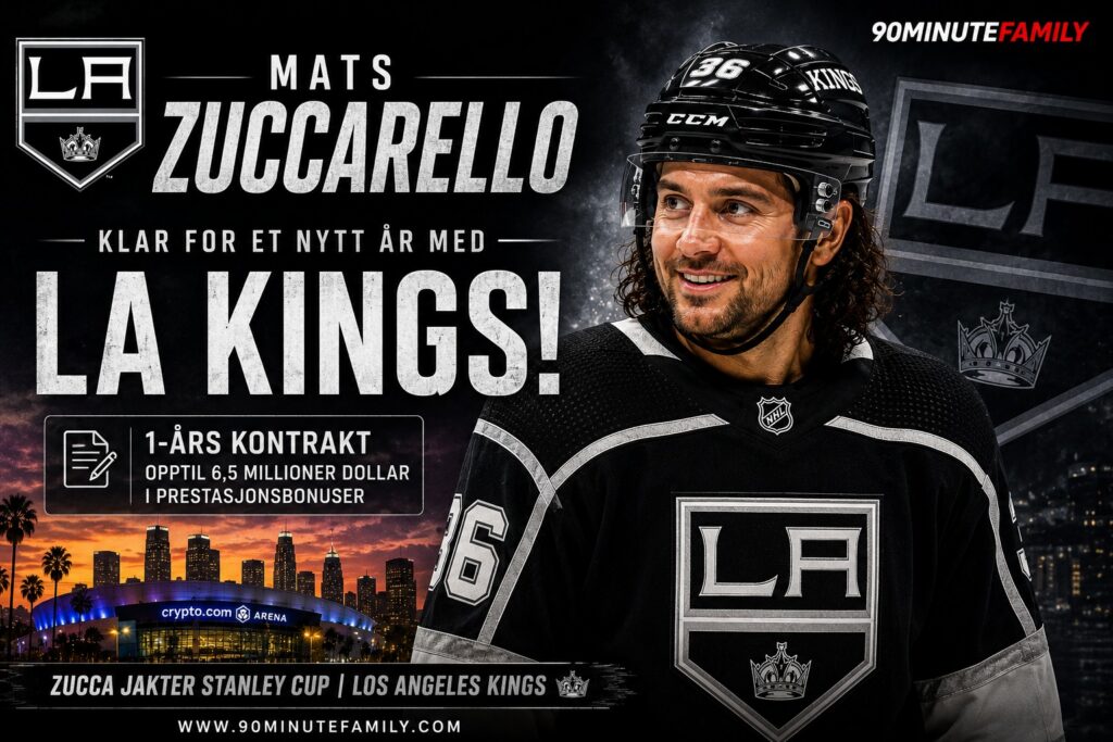 Mats Zuccarello fortsetter å åpne dører – nå jakter han Stanley Cup med Los Angeles Kings