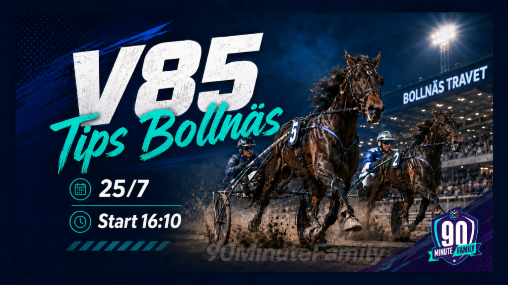 V85 tips Bollnäs 25/7