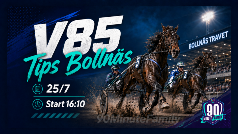 V85 tips Bollnäs 25/7