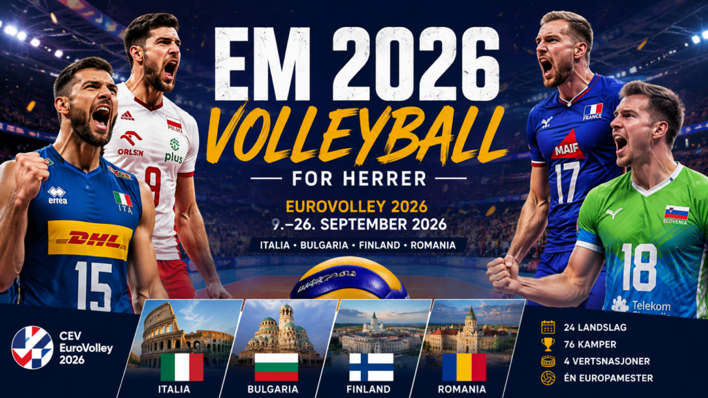 European Championship 2026 (komplett guide, grupper og kamper)